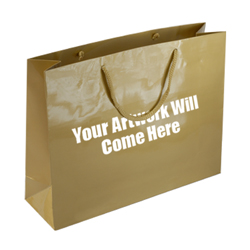 Large Gloss Laminated Rope Handle Paper Bags-43x33x13cm